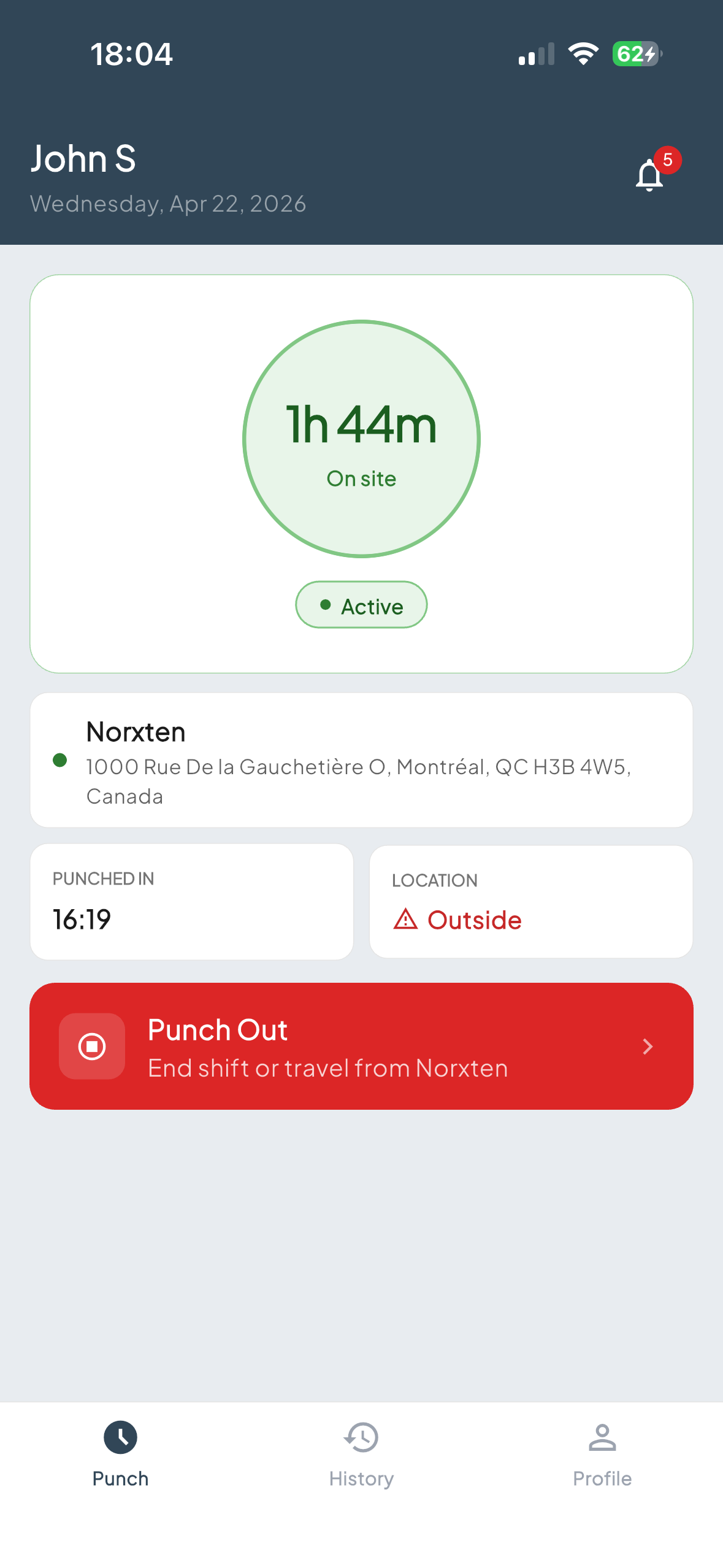 Norxten Core punch